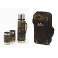 Camo Leather Vacuum Bottle & Mug Set